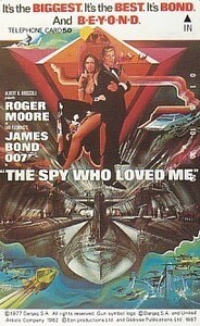 ●007 私を愛したスパイ ロジャー・ムーアテレカ