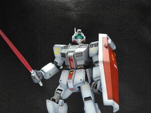 1/144スケール HGUC RGM-79D　ジム寒冷地仕様 HG 塗装済 完成品 ガンプラ