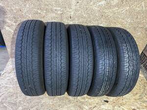 DUNLOP GRANDTREX バリ山 新車1000km未満外し ジムニー 5本 195/80R15 [24010903]