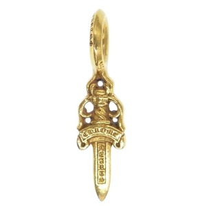 CHROME HEARTS クロムハーツ（原本無） 22K STACK DAGGER ダガー スタック チャーム ペンダントトップ【中古】