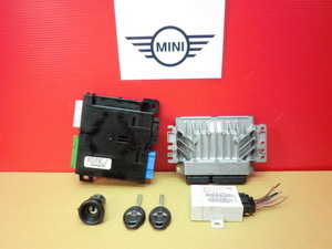 [Rmdup41485] BMW ミニ R53 クーパーS エンジンコンピューター セット 適合確認可 (RE16/DME/EWS/BCM/GM/モジュール/キーシリンダー)