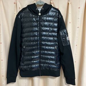 【未使用品】MONCLER モンクレール マグリア ダウンパーカー ナイロン×コットン size Ｍ メンズ ブラック 黒