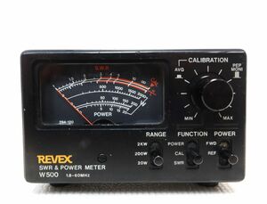 REVEX　W500　2KW　SWR＆パワー計　1.8～60MHz　CB無線　NASA　オーフナ