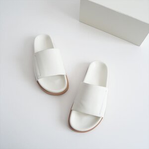 2023SS / TODAYFUL トゥデイフル / Leather Slide Sandals サンダル 38 / 12311001 / 2405-0056