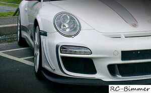 ●ポルシェ997 GT3 RS4.0タイプ バンパーガナードセット/スプリッター/RS3/カレラ/整流効果/PORSCHE