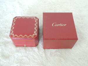 △Cartier カルティエ アクセサリーケース 指輪 リング 空箱 BOX ケース 保管箱 ジュエリーボックス 保管品/管理0540A12A12-01260001