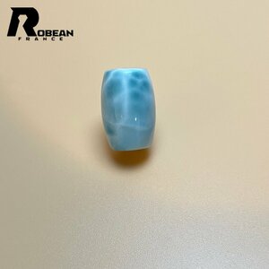 貴重 EU製 定価5万円★ROBEAN・チベット天珠★パワーストーン アクセサリー ラリマー 天然石 癒し 平和 お守り 約20.7*13.8mm Z406044