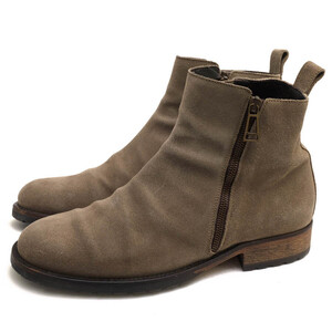 BELSTAFF ベルスタッフ サイドジップブーツ 77800266 GLOUCESTER BOOTS グロスターブーツ カーフスキンスエード 牛革 プレーントゥ