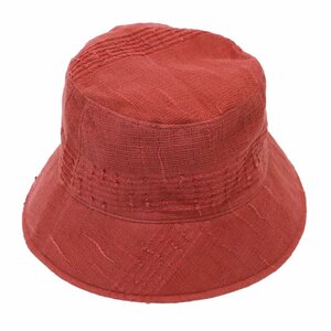 今治タオルの帽子 リバーシブル 表地コットン100％ あずき×薄紅 洗濯し易い UVカット 日本製 コンパクトに畳める オールシーズン