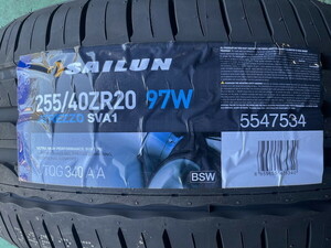 ★在庫処分 サマータイヤ 255/40R20 1本のみ SAILUN(サイレン) ATREZZO(アトレッツォ) SVA1 (送料無料 2023年製 )