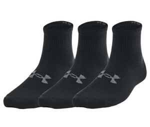 新品★アンダーアーマー UNDERARMOUR 靴下 ソックス 3足セット　黒　サイズ21-23cm 1373091