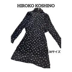 HIROKO KOSHINO ヒロココシノ ドルマン タートルネック ワンピース