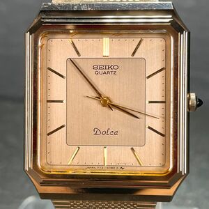 美品 1970年代製 SEIKO セイコー Dolce ドルチェ 7731-5080 腕時計 アナログ クオーツ ヴィンテージ 亀戸製 新品電池交換済み 動作確認済み