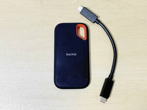 SanDisk Extreme Portable SSD 外付けSSD 1TB SDSSDE61-1T00 ポータブルSSD #01597