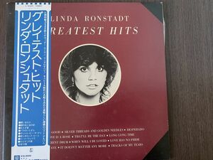 ＬＰ　LINDA RONSHUTADT GREATEST HITS :　JAPANSE OBI帯