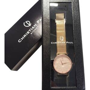 【中古品】 CHRISTIAN　PAUL　時計 クリスチャンポール 腕時計 ブランド 箱付き S79971RE