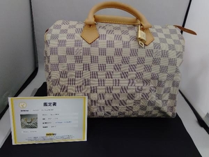 [鑑定書付]　LOUIS VUITTON　ダミエ・アズール スピーディ30　DU2067 バッグ 店舗受取可