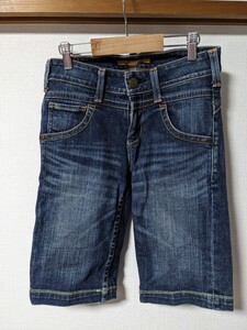 【古着】LEVI’S LadyStyle ハーフデニム パンツ ショート インディゴ