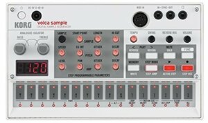 【中古】 KORG コルグ デジタル サンプラー volca sample シンセサイザー 電池駆動 スピーカー内蔵 ヘ