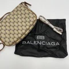 BALENCIAGA バレンシアガ ヴィンテージ ロゴ ショルダーバッグ