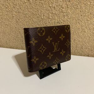 美品　 LOUIS VUITTON ルイヴィトン モノグラム ブラウン系 二つ折り財布 ポルトフォイユ