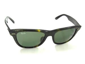 1円 Ray-Ban レイバン RB2140-F 902 54□18 3N WAYFARER べっ甲調 サングラス メガネ 眼鏡 メンズ レディース ブラウン系 BJ6408