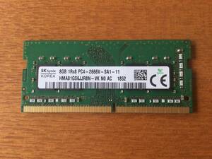 ＳＫ hinix　ノートパソコン用　SODIMM 8GB DDR4-2666