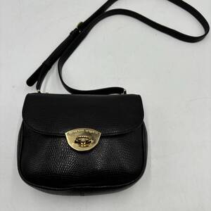 【中古】★emanuel ungaro / エマニュエル　ウンガロ★ショルダーバッグ　ハンドバッグ　鞄　レディース　ブラック