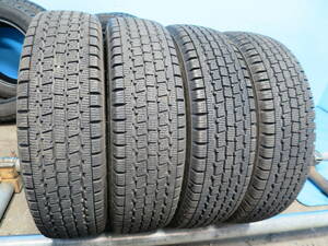 22年製 145/80R12 80/78N LT ◆ブリヂストン W300◆ 4本 A1422 スタッドレス