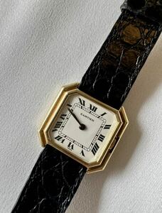 カルティエ Cartier 時計 1970sサンチュール LM K18YG メンズ 手巻き