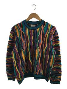 COOGI◆3Dニットセーター(厚手)/S/コットン/マルチカラー/総柄