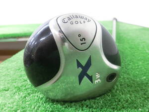 ♪Callaway キャロウェイ X 3W フェアウェイウッド 15°/純正 シャフト JV X SERIES FLEX-S レフティ G8762♪