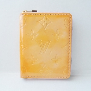 ルイヴィトン LOUIS VUITTON 2つ折り財布 M91045 ブルーム パテントレザー(モノグラム型押し)・レザー ローズ BJ0949 財布 ヴェルニ