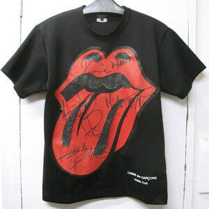 ギャルソン プリュス：05 ローリングストーンズ Tシャツ S （ COMME des GARCONS HOMME PLUS 05 ROLLING STONES POLYESTER Tee S