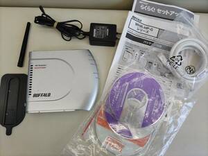 中古品☆BAFFALO　無線LANルーター　エアステーション　WHR-HP-G