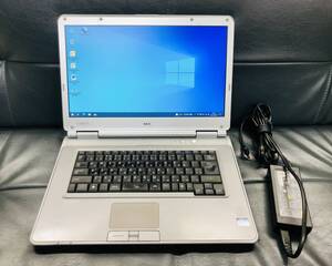 R5570C【動作品】NEC Versa PC-VK25MDZCD Intel Core i5-2520M 2.50GHz/メモリ4GB/HDD250GB/Win10/DVD-RW/office2010/15.6インチ/