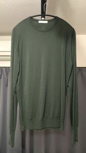 【希少カラー】 John Smedley Hunter Jungle Merino Wool　ジョンスメドレー メリノウール ジャングル　グリーン