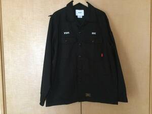 17AW WTAPS BUDS LS COTTON TWILL BLACK サイズM