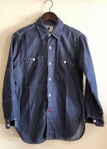 エンジニアードガーメンツ Engineered Garments デニムワークシャツ サイズ1