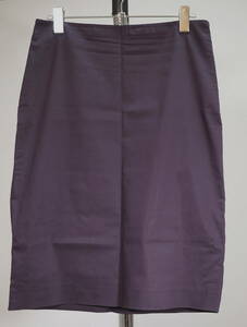 JIL SANDER ジルサンダー レディース 09SS薄手スカート34紫 Italy製 ラフシモンズ期