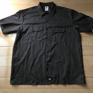 ディッキーズ ワークシャツ 539-1-333 メンズ 2XL ブラック 