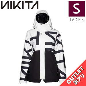 【OUTLET】 NIKITA SITKA JKT BIG LOGO Sサイズ レディース スノーボード スキー ジャケット JACKET アウトレット