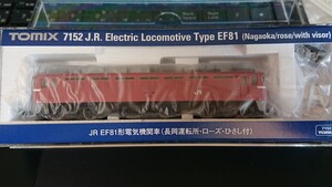 ＴＯＭＩＸ・ＥＦ８１【長岡運転所・ローズ・ひさし付】(7152)◎完全未走行◎