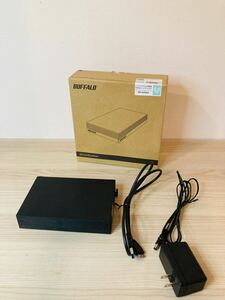 ☆ BUFFALO バッファロー パソコン&テレビ録画用外付けハードディスク6.0TB HD-AD6U3 ブラック 通電確認済み