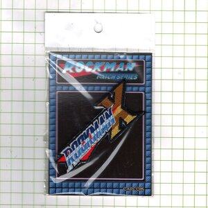 【MI05】Rockman X Patch メインロゴ MEGAMAN 洛克人 CAPCOM カプコン ゲーム 刺繍 ワッペン ロックマンX MAIN LOGO