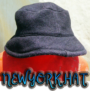 即決■NEW YORK HAT■赤が染まってますcap■■古着