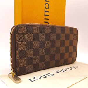 ★外観美品★【A1210】LOUIS VUITTON ルイヴィトン 長財布 ダミエ ジッピーウォレット ラウンドファスナー 男女兼用 N41661/CA2140