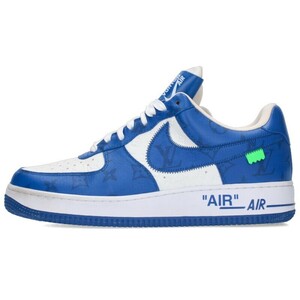 ルイヴィトン ナイキ スニーカー AIR FORCE 1 LOW サイズ:8.5 モノグラムレザーローカットスニーカー 中古 SB01