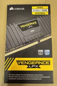 CORSAIR DDR4-3000MHz VENGEANCE LPX 32GB [16GB×2枚] CMK32GX4M2B3000C15