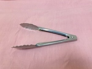 【格安・即決】ステンレス製 トング 17.5cm